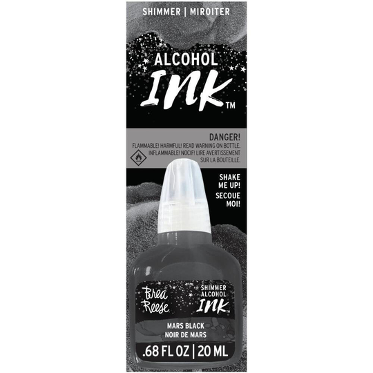 Brea Reese - Alcohol Ink .68 Oz Shimmer Mars Black