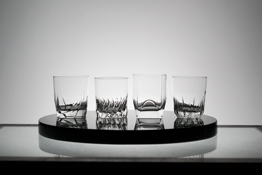 Mismatched Rocks Glass Set Of 4 Tumblers, Vintage Glassware, Tumbler Cocktail Party New Years Eve