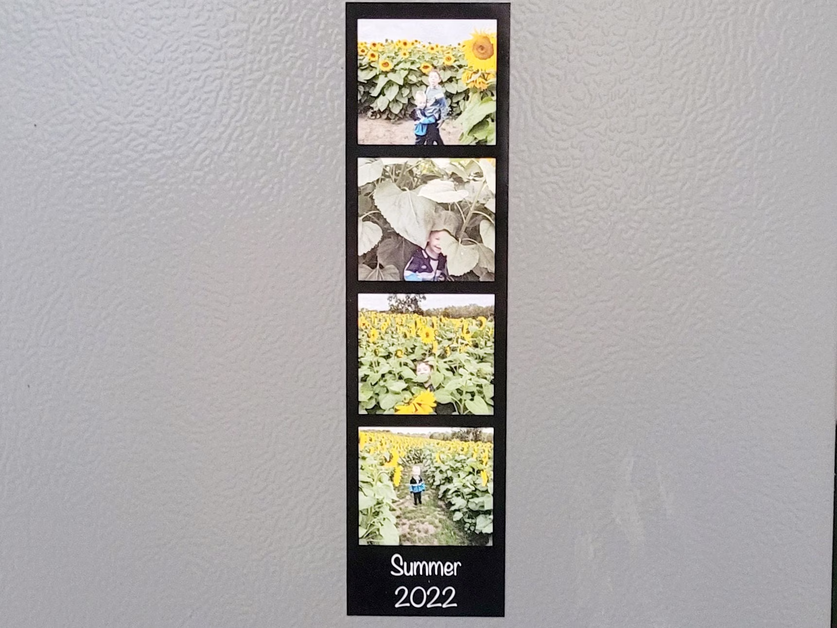 Personalised Photo Strip Magnet, Picture Gift For Him, Valentines Idea For Boy, Small Bestie