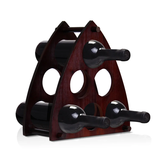Abbigail Pyramid 6 Bottle Tabletop Wine Rack