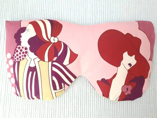 Retro Weighted Oragnic Eye Pillow, Gift For Yoga Lovers, Best Gifts, Strapless Weighten 20S Vintage Style Fashion Fabric