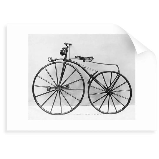 A Bone Shaker Bicycle by Corbis - Painting Print