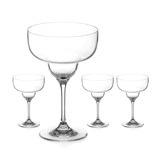 Lead Free Crystal Margarita Glass