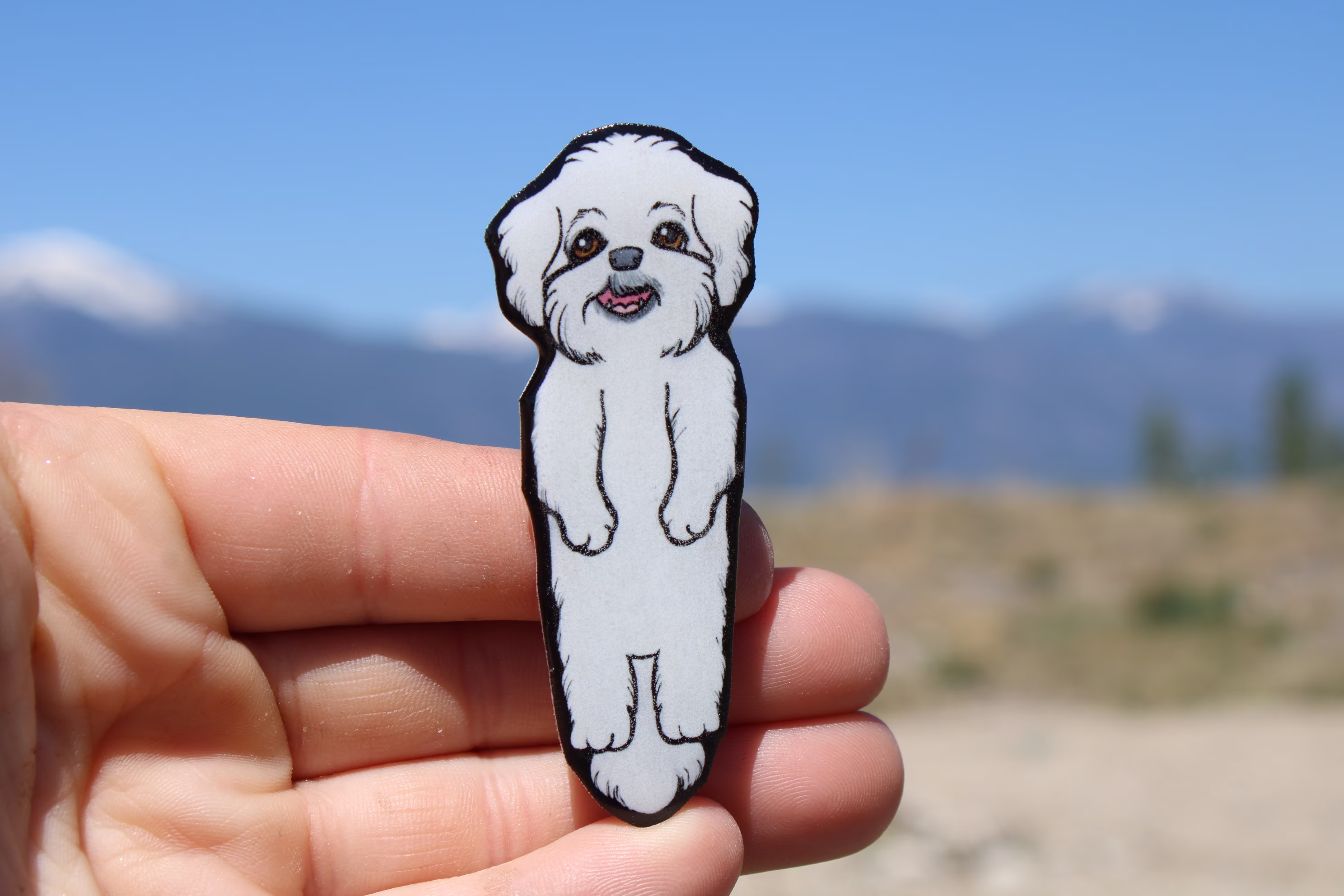 Shih Tzu Magnet Gift For Dog Lovers, Teachers, Vet Techs Or Loss Memorial Cute Animal Magnets Locker Fridge