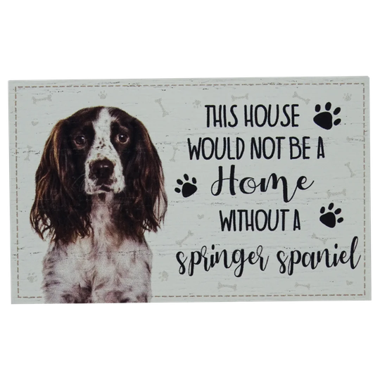 Springer Spaniel Downing Decorative Slate