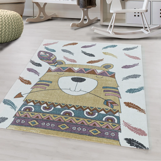 Ilminster Flatweave Yellow/Cream Rug