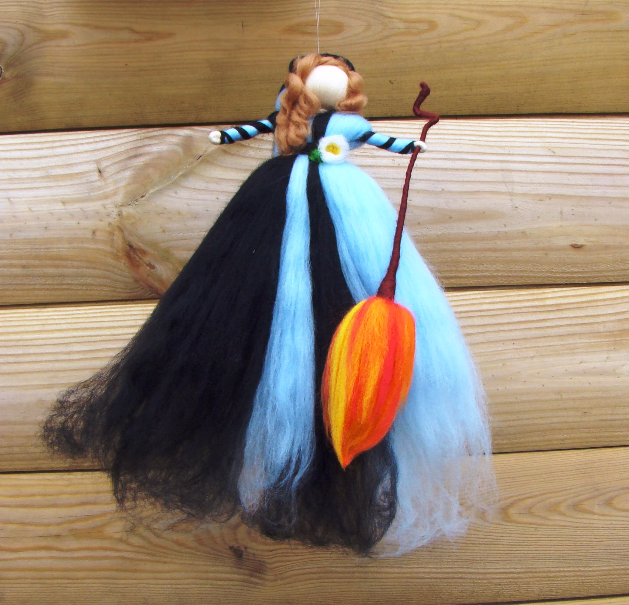 Kitchen Witch Felted By Jade Shen, Hedge Witch, Pagan Druid Samhain Wiccan Altar Elemental Energy