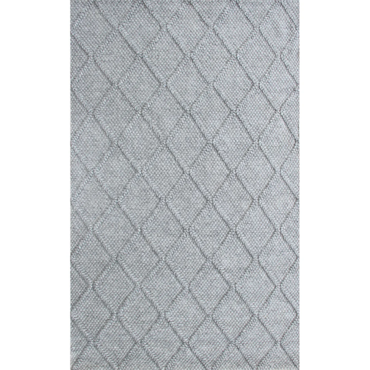Isaiah Handwoven Wool Grey Rug