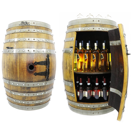 Wine Barrel Cabinet