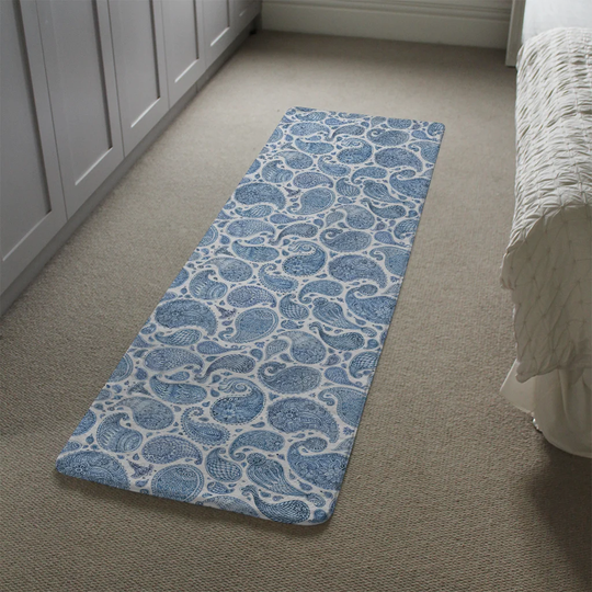 Lerner Bo Ho World Designer Shaggy Blue/White Rug