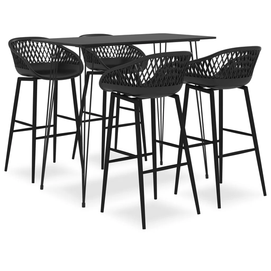 Shaly 4 - Person Dining Set