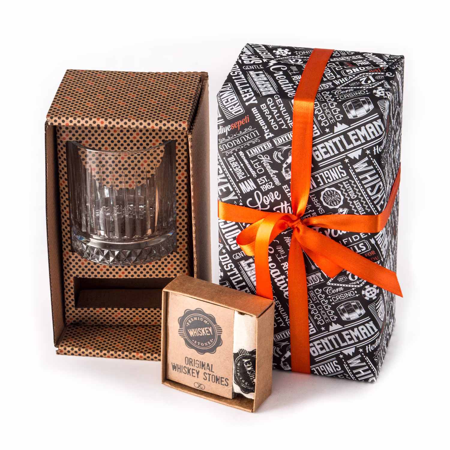 Whiskey Glass Set With Chilling Stones. Bourbon Glasses As Gifts For Him Christmas Whiskey. Best Man Gift