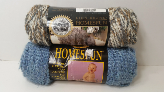 1 Skein | 7 Shaker & 17 Williamsburg Skeins Available Lion Brand Homespun Yarn, 6Oz/170G, 185Yds/169M, Bulky 5