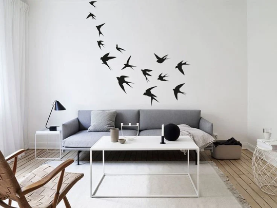 Flock Of Birds | Swallows Wall Vinyl Decal Stickers