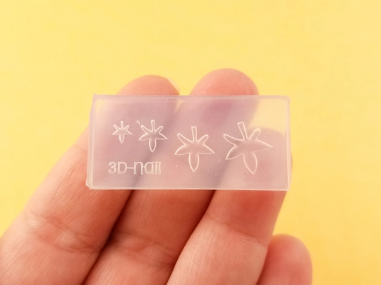 Tiny Mixed Pot Leaf Maple Miniature Silicone Mold, Resin Casting Mold For Uv Resin, Embellishment Epoxy Nail Art Crafts, Decoden Crafting