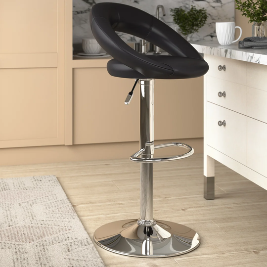 Basham Adjustable Height Swivel Bar Stool