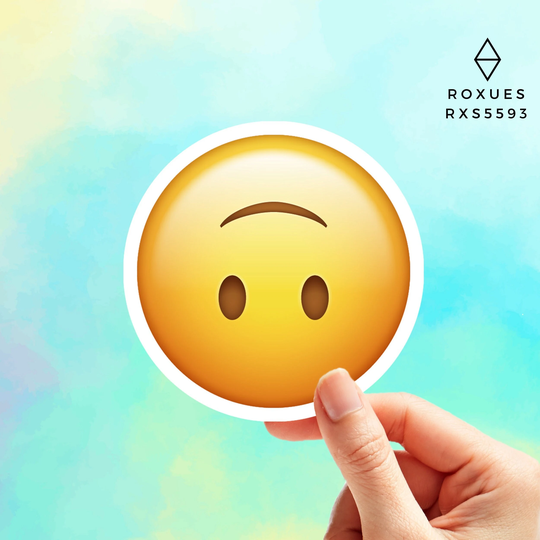 Slightly Smiling Emoji Sticker, Faces, Cool Stickers, Whatsapp Emojis, Stickers For Laptop, Macbook Pro Waterbottle