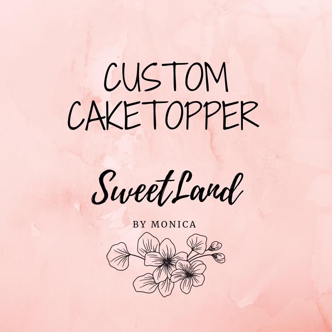 Custom Shaker Cake Topper