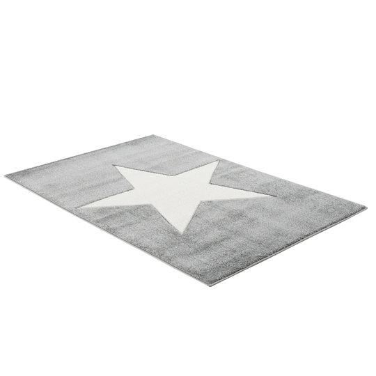 Shooting Star Shaggy Silver Grey Rug