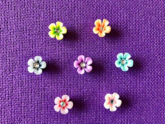Multicolour Small Flower Magnets | Magnet Board Magnetic Office Study Fridge