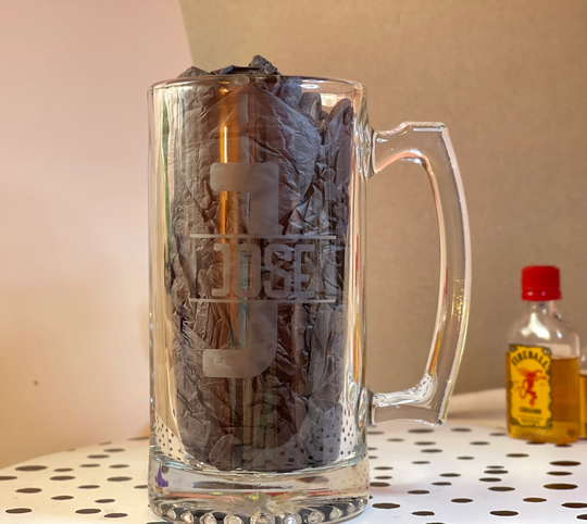 Customizable Etched 16Oz. Beer Mug