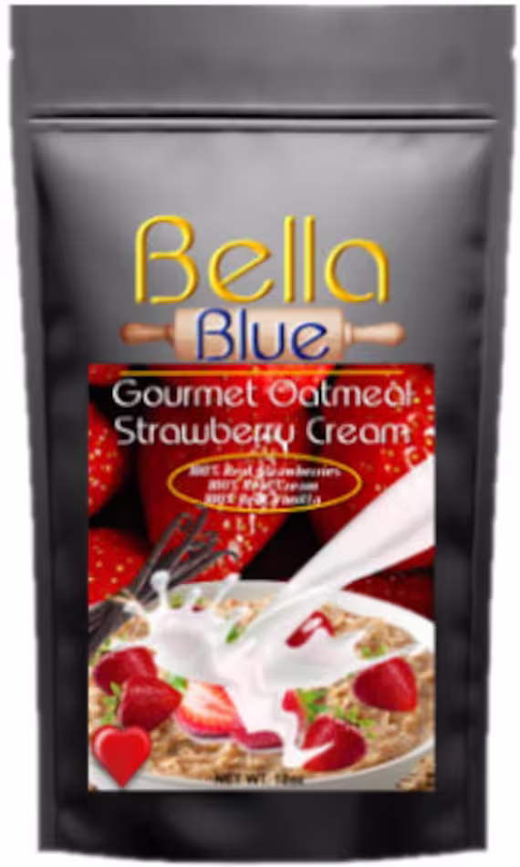 Gourmet Organic Oatmeal Mix - Sweet Strawberry Vanilla Cream Gluten Free Gifts Heart Healthy Breakfast Foods -Free Shipping