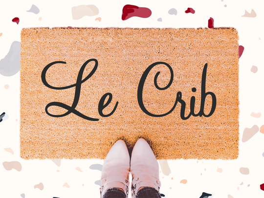 Le Crib Doormat-Doormat - Doormats - Funny Doormat - Welcome Mat - Custom Shop Josie B-Flocked Doormat