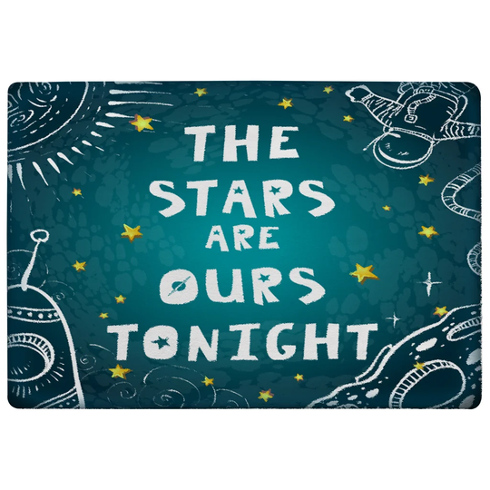 Robertson The Stars Are Ours Tonight Designer Shaggy Blue/White Rug