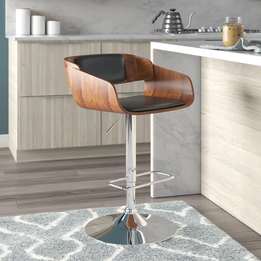 Ranck Height Adjustable Swivel Bar Stool