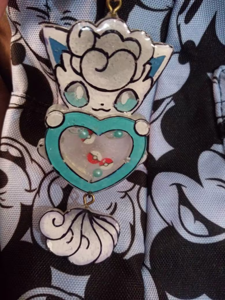 Alolan Vulpix Keychains
