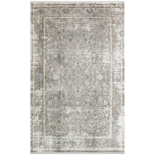 Lenka Machine Woven Light Grey Rug