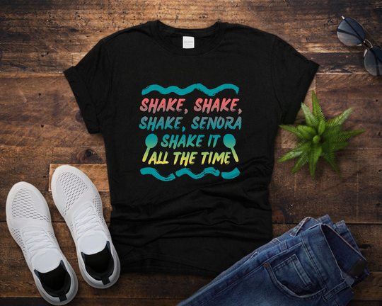 Shake Senora Shirt - Tropical Lyric T-Shirts Many Other Unisex Sized Beach Music Tees Available As Well | See Description Link