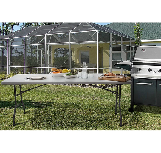 Gracela Folding Powder Coated Steel Camping Table