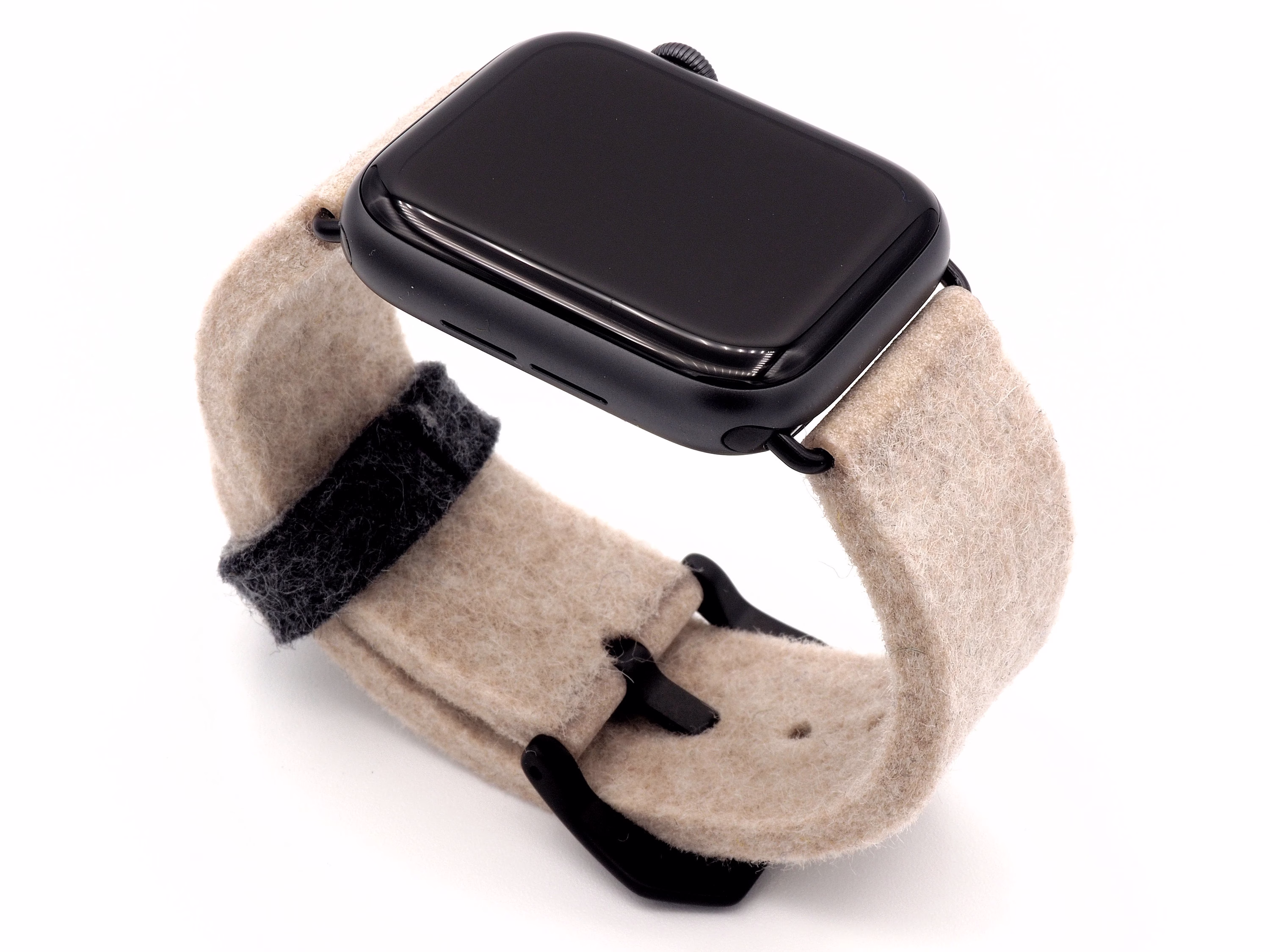 Light Merino Wool Watch Band For Apple 45mm 41mm, Eco Friendly Fashion, Comfortable in All Weather, Great Gift, Minimalistic Looks