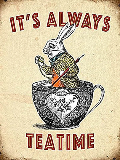 It's Always Teatime | Alice in Wonderland Fridge Magnet