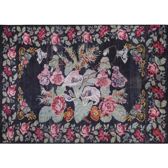 Berryman Black/Pink/Red Rug