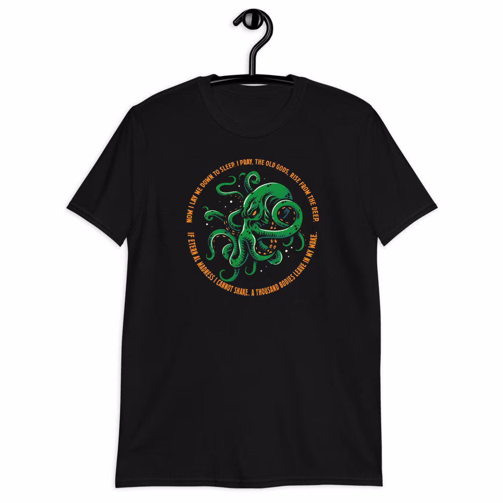 Cthulhu Now I Lay Me Down To Sleep T-Shirt