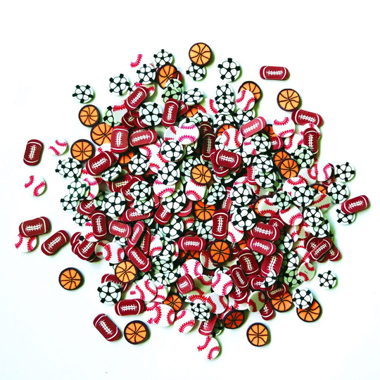 Buttons Galore New Release Sprinkletz Play Ball Embellishments