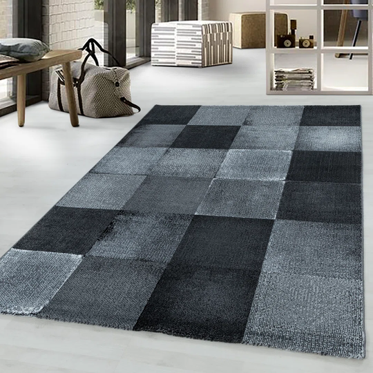 Laverty Flatweave Black/Grey Rug