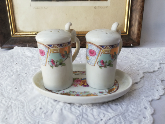Salt & Pepper Shakers, Set By Limoges, Vintage From France