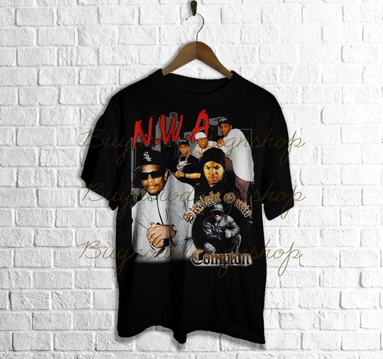 Nwa Shirt, Nwa Tshirt, Nwa T-Shirt , N.w.a Merch Tour Hip Hop Rap Tee Bn12
