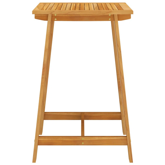 Garden Bar Table 70X70x104 Cm Solid Acacia Wood