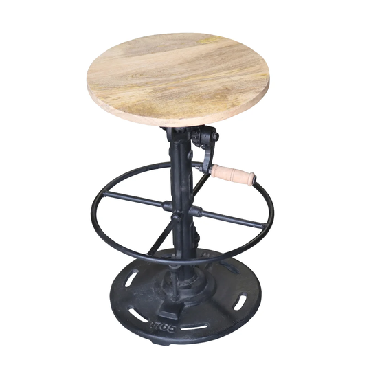 Pols Height Adjustable Swivel Bar Stool