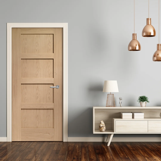 Internal Oak Pre-finished Shaker 4 Panel