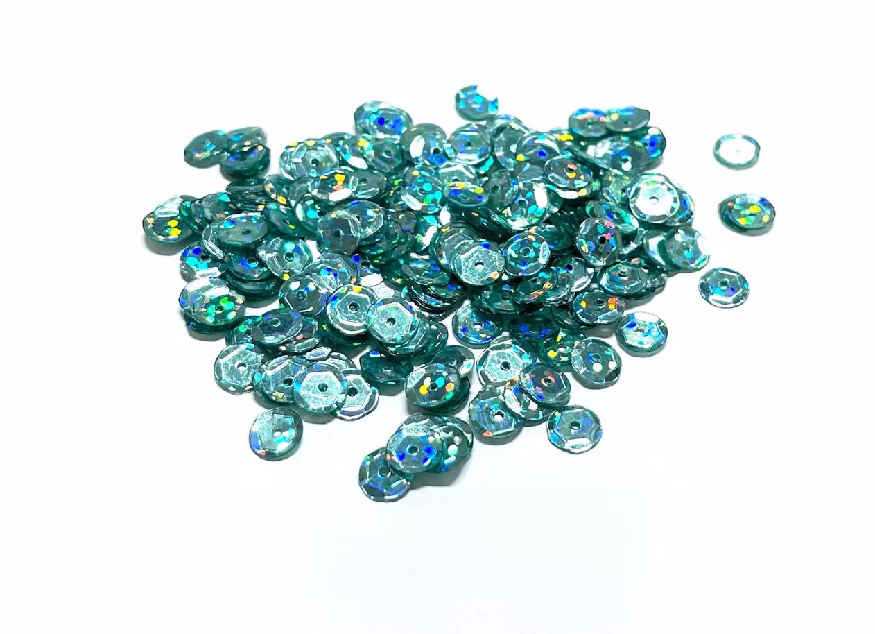 Hologram Magic Mint Sequins Multiple Sizes Available