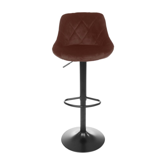 (Rose red) 1PCS Swivel Bar Chairs for Kitchen Bar Stools