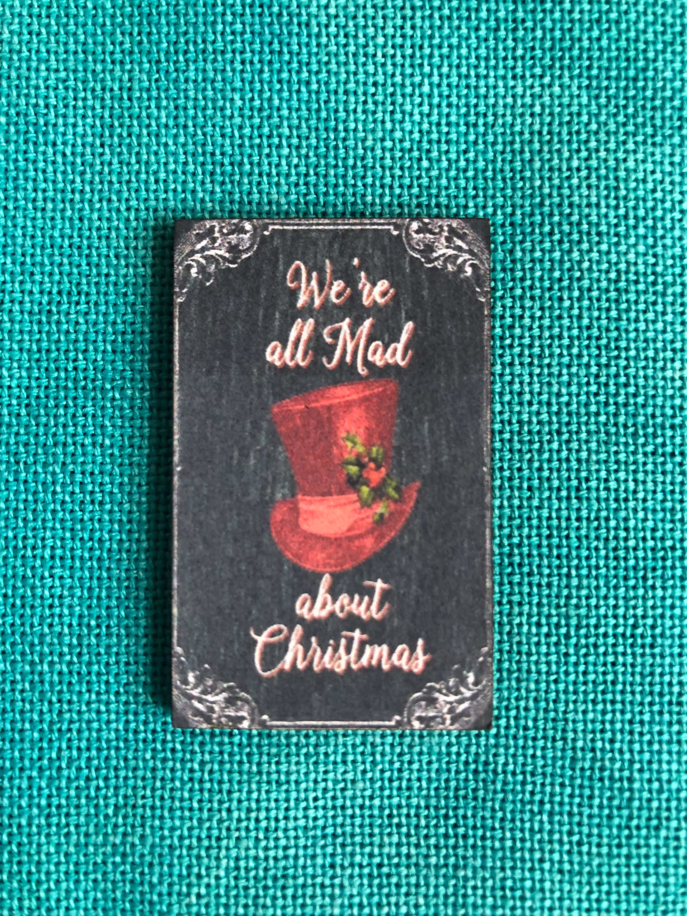 Mad About Christmas | Hatter Wooden Needle Minder