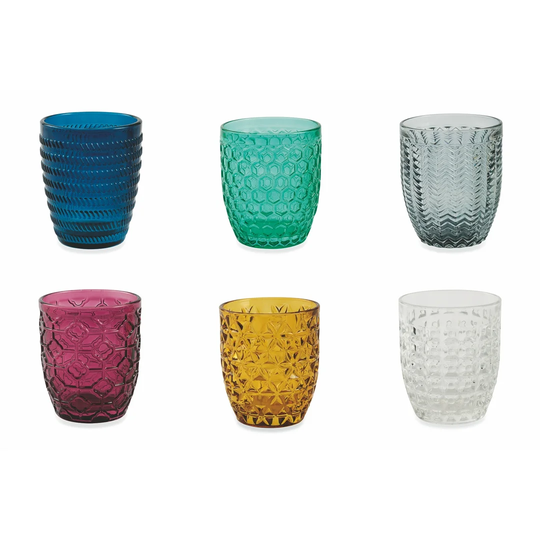 Geometrie 6 Piece 240 ml Drinking Glass Set