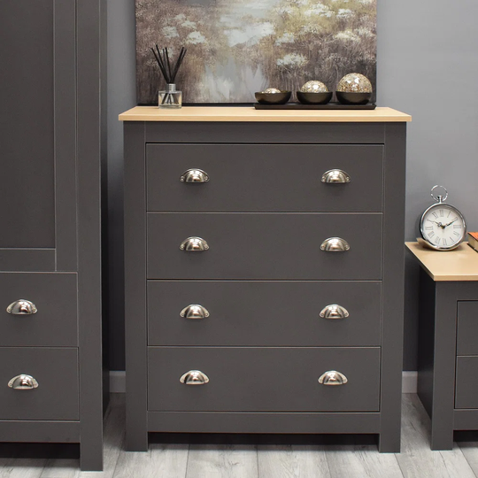 4 Drawer 79Cm W Chest of Drawers
