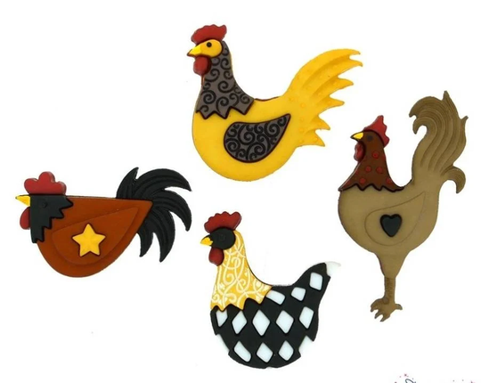 Hen House Button/Embellishments